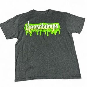 Vintage Goosebumps Graphic T-Shirt in Gray and Green